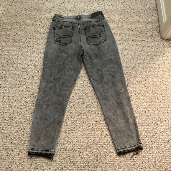American Eagle acid wash skinny jeans size US6 reg - Picture 6 of 7